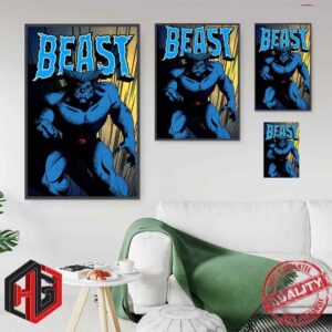 Beast Promotional Art For X-men 97 Poster Canvas