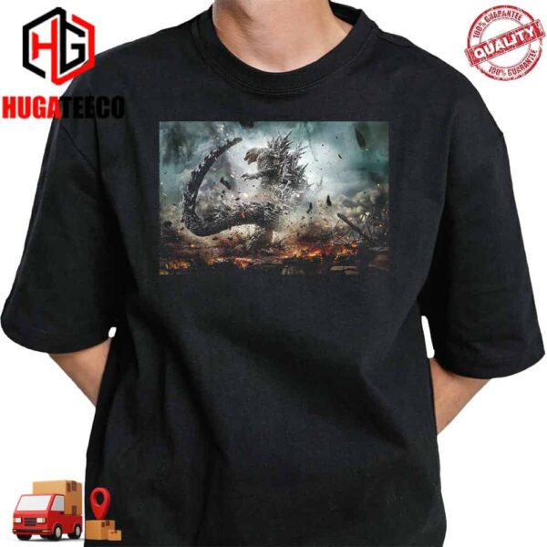 Best Visual Effects Award Godzilla Minus One Wins The Oscars 2024 T-Shirt