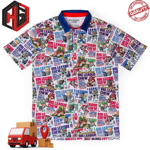 Big League Chew Vintage Pouches Summer 2024 Summer Fashion Summer Polo Shirt