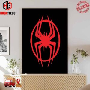 Big Logo Spider-Man Across The Spide Miles Morales Home Decor Poster Canvas