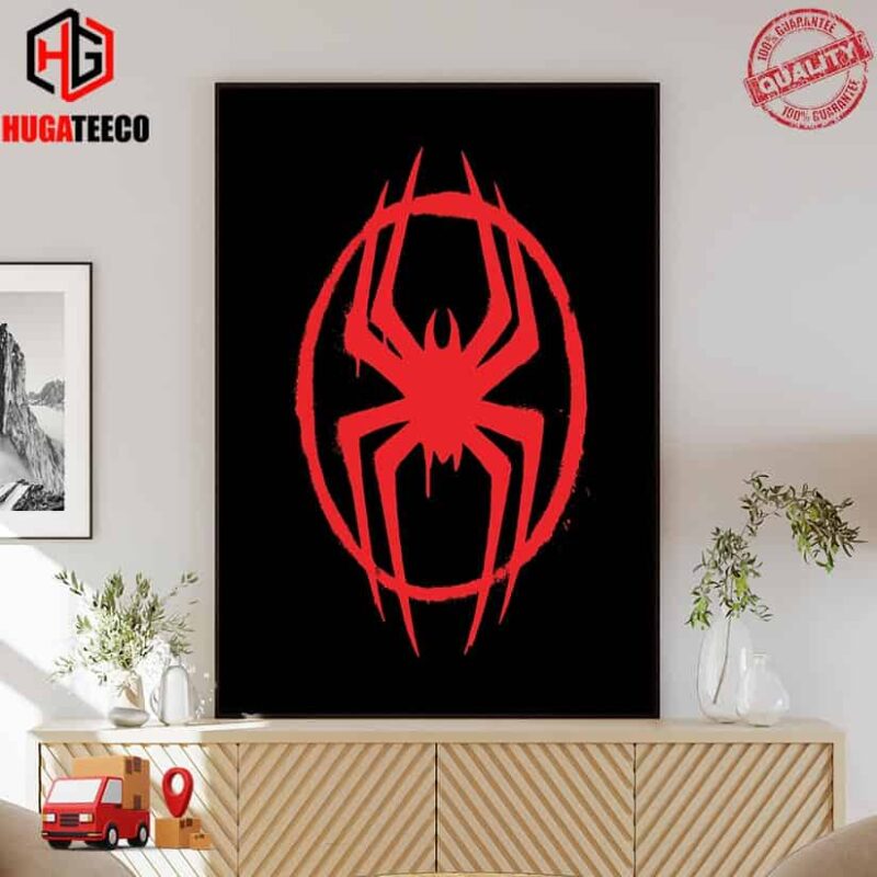 Big Logo Spider-Man Across The Spide Miles Morales Home Decor Poster Canvas