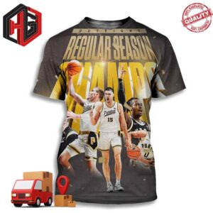 Big Outright Regular Season Champs Big Ten Men’s Basketball 3D T-Shirt