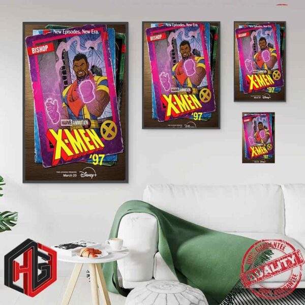 Bishop Marvel Animation All-new X-men 97 Streaming March 20 Only On Disney Poster Canvas