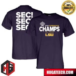 Blue 84 Purple LSU Tigers 2024 SEC Women’s Gymnastics Tournament Champions T-Shirt