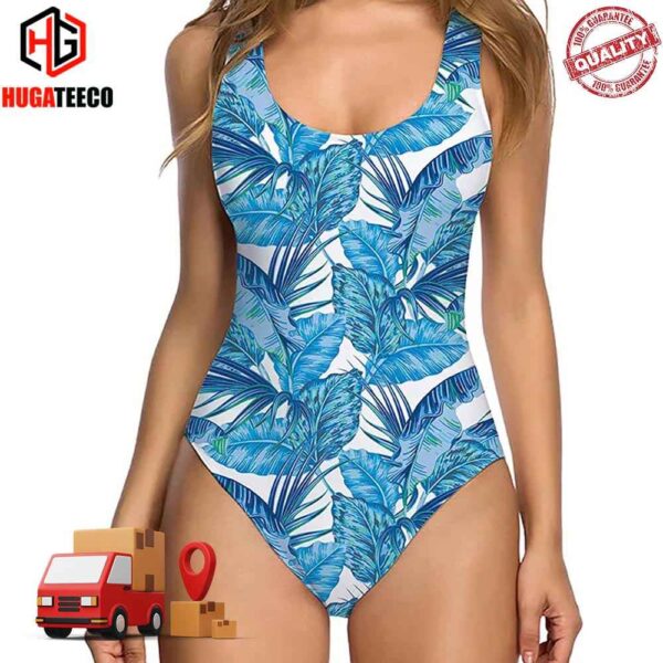 Blue Leaf Ugly Swimsuit Bikini Summer Collections 2024