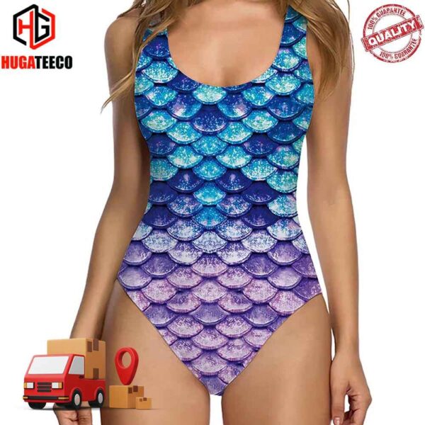 Blue Mermaid Ugly Swimsuit Bikini Summer Collections 2024