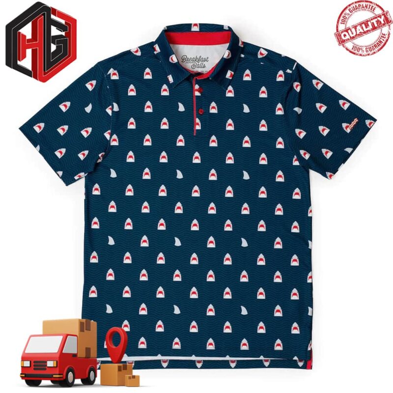 Breakfast Balls Chomp All 2 Summer Fashion Summer Polo Shirt