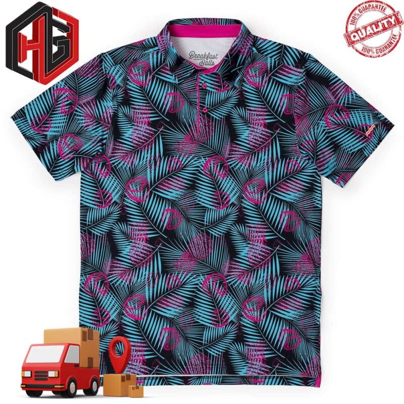 Breakfast Balls Miami Vice All Summer Fashion Summer Polo Shirt