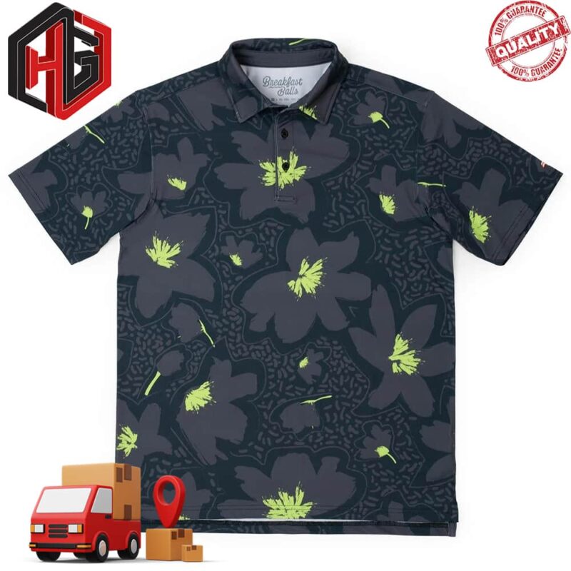 Breakfast Balls Petal To The Metal All Summer Fashion Summer Polo Shirt
