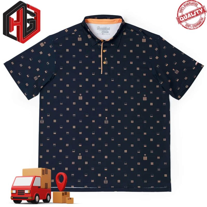 Breakfast Balls Tumblers Summer Fashion Summer Polo Shirt