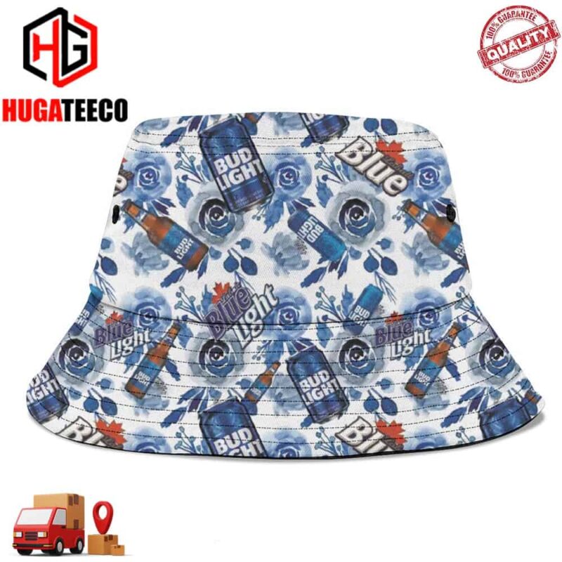 Bud Light Radiance Illuminating Refreshment In Every Sip Summer Headwear Bucket Hat Cap For Family