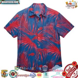Buffalo Bills NFL Tropical Leaf Hawaiian Shirt