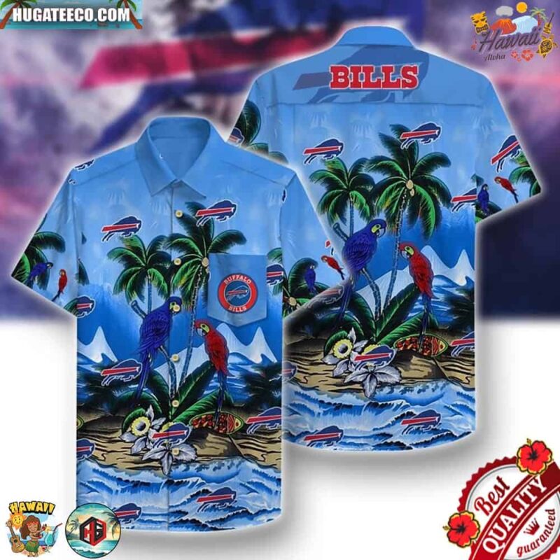 Buffalo Bills Parrots Couple Hawaiian Shirt