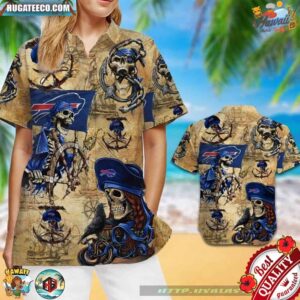 Buffalo Bills Pirates Aloha Hawaiian Shirt