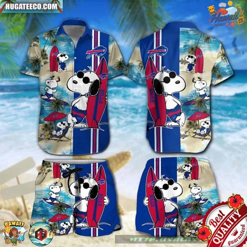 Buffalo Bills Snoopy Surfing Hawaiian Shirt