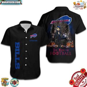 Buffalo Bills The King Of Football Custom Name Hawaiian Shirt