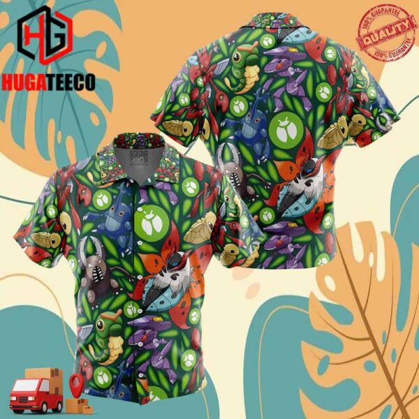 Bug Type Pokemon Pokemon Hawaiian Shirt For Men And Women Summer Collections