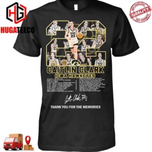 Caitlin Clark Iowa Hawkeyes Thank You For The Memories T-Shirt