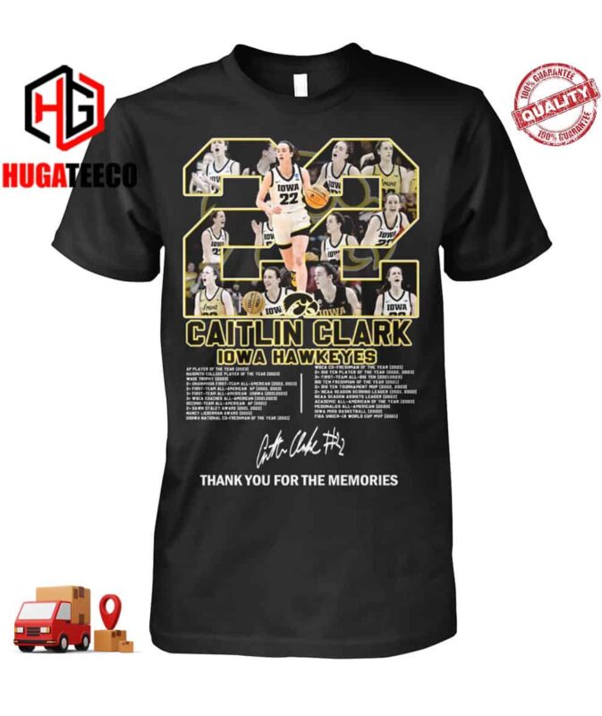 Caitlin Clark Iowa Hawkeyes Thank You For The Memories T-Shirt