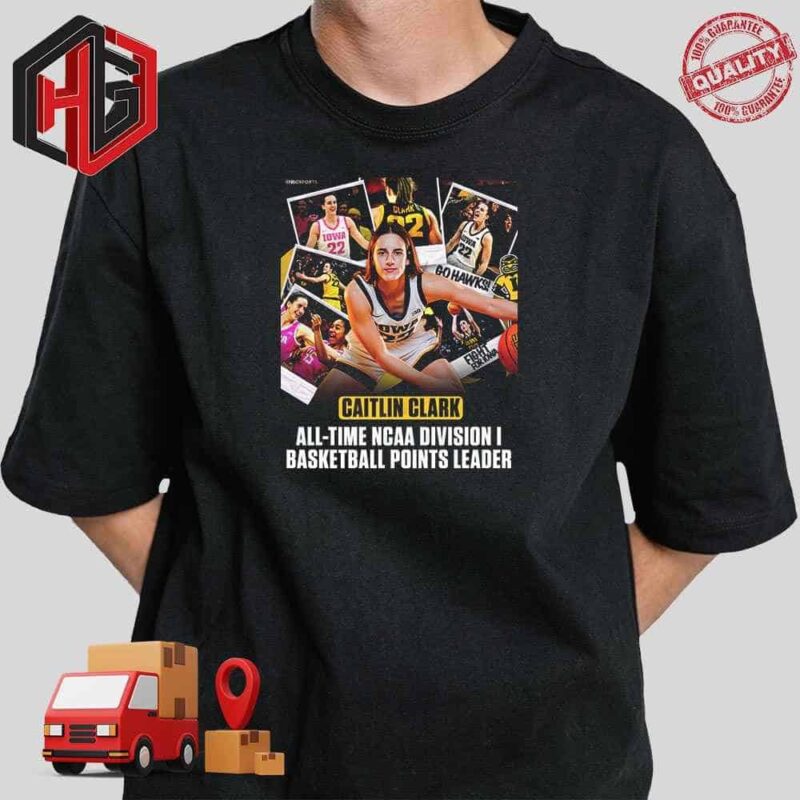 Caitlin Clark Is The Most Prolific Scorer In NCAA Division I Basketball History T-Shirt