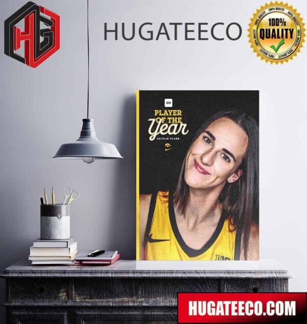 Caitlin Clark Player Of The Year Iowa Women’s Basketball Poster Canvas