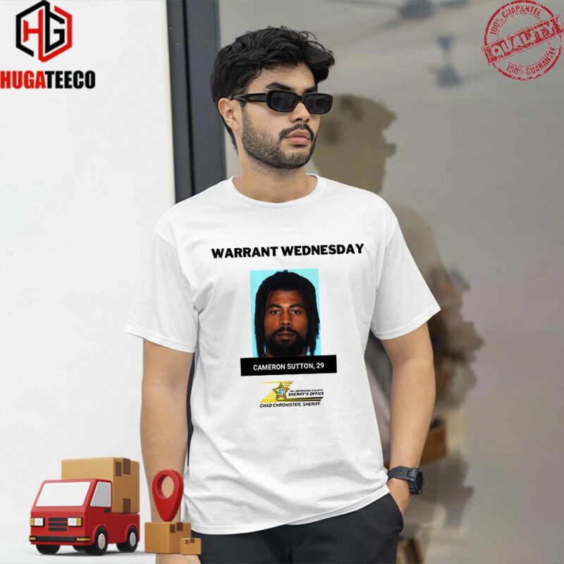 Cam Sutton Of Detroit Lions Wanted By Hillsborough County Sheriff Office Cause Domestic Violence Unisex Shirt
