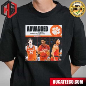 Clemson Tigers Men’s Basketball Advances To The Elite 8 NCAA March Madness T-Shirt