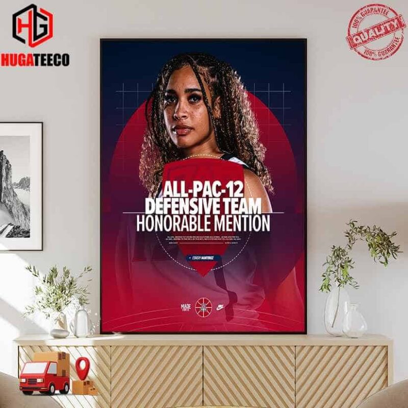 Congratulations Esmery Martinez Arizona Basketball Bringing Home The Pac-12 Honors Home Decor Poster Canvas