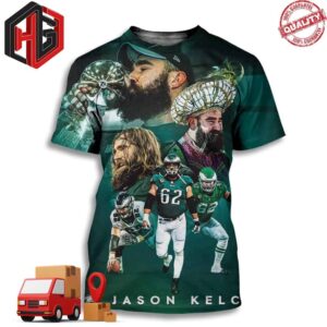 Congratulations On an Incredible NFL Career Jason Kelce 3D T-Shirt