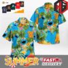 Cookie Monster Muppets Tropical Summer Hawaiian Shirt And Beach Short