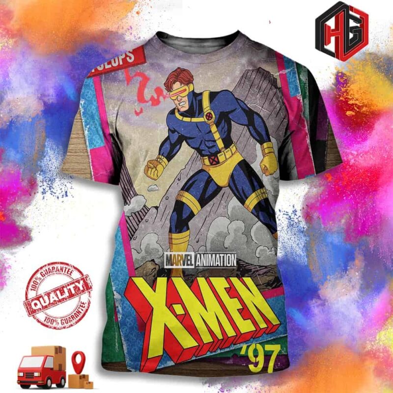 Cyclops Marvel Animation All-new X-men 97 Streaming March 20 Only On Disney  3D T-Shirt