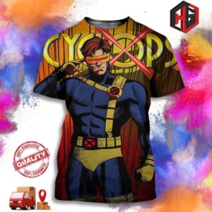 Cyclops Marvel Animation Promotional Art For X-men 97 3D T-Shirt