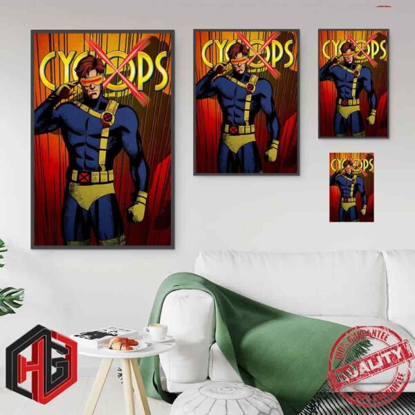Cyclops Promotional Art For X-men 97 Poster Canvas