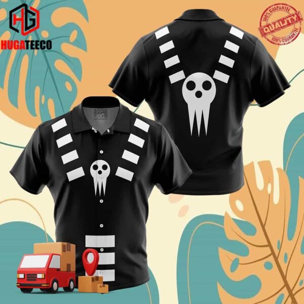 Death The Kid Soul Eater Hawaiian Shirt For Men And Women Summer Collections