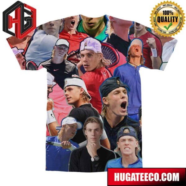 Denis Shapovalov Photo Collage Unisex T-Shirt