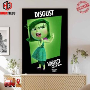 Disgust Character In Inside Out 2 Only In Cinemas June 14 T-Shirt