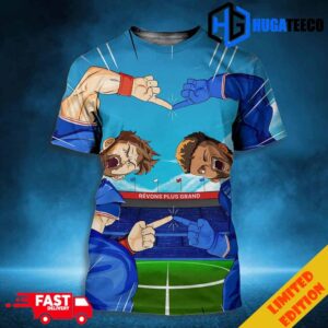 Dragon Ball Lionel Messi And Neymar Are Showing Off Their Terrifying Chemistry When They Were At Paris Saint-Germain With For Inspiration RIP Akira Toriyama 3D T-Shirt
