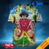 Dragon Ball Volley Goal Of Cristiano Ronaldo In Real Madrid Vs Juventus With For The Inspiration RIP Akira Toriyama 3D T-Shirt