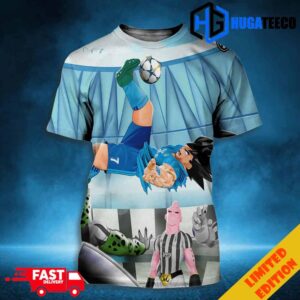 Dragon Ball Volley Goal Of Cristiano Ronaldo In Real Madrid Vs Juventus With For The Inspiration RIP Akira Toriyama 3D T-Shirt