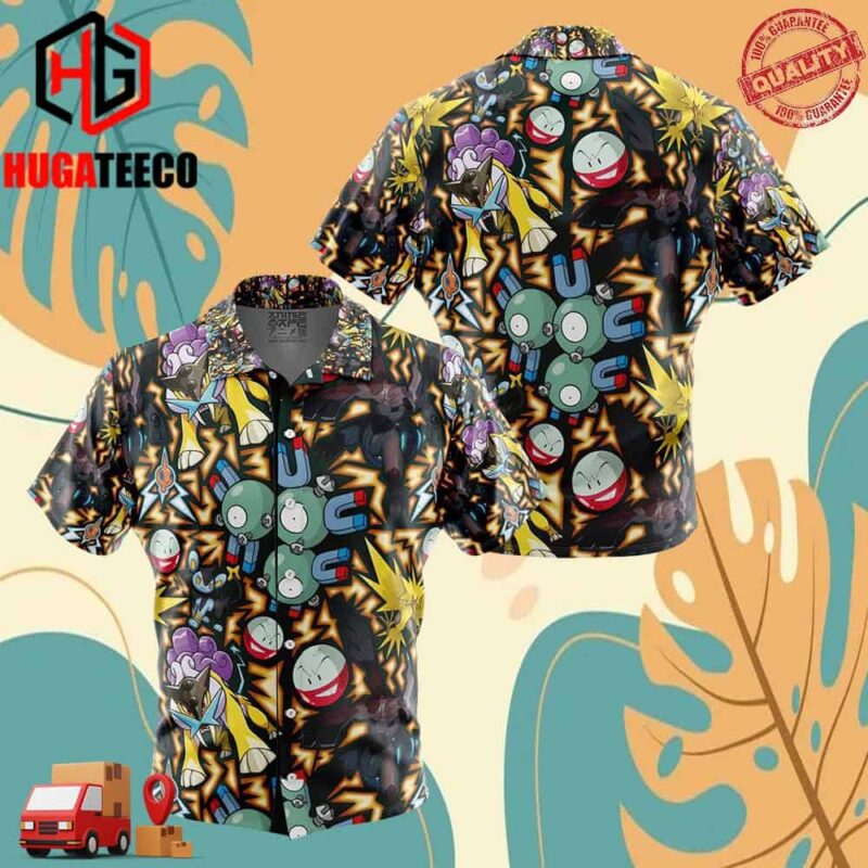 Electric Type Pokemon Pokemon Hawaiian Shirt For Men And Women Summer Collections