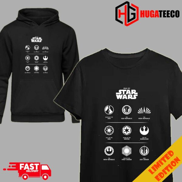 Eras Of Star Wars All Logo T-Shirt Hoodie