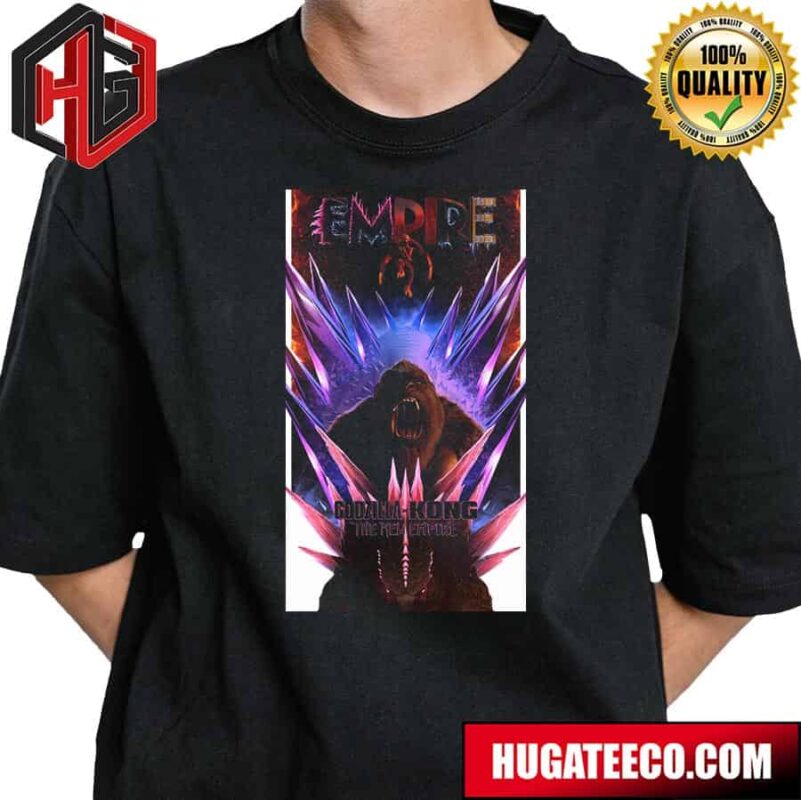 Excited Godzilla X Kong Alt-poster Illustration T-Shirt Excited Godzilla X Kong Alt-poster Illustration T-Shirt