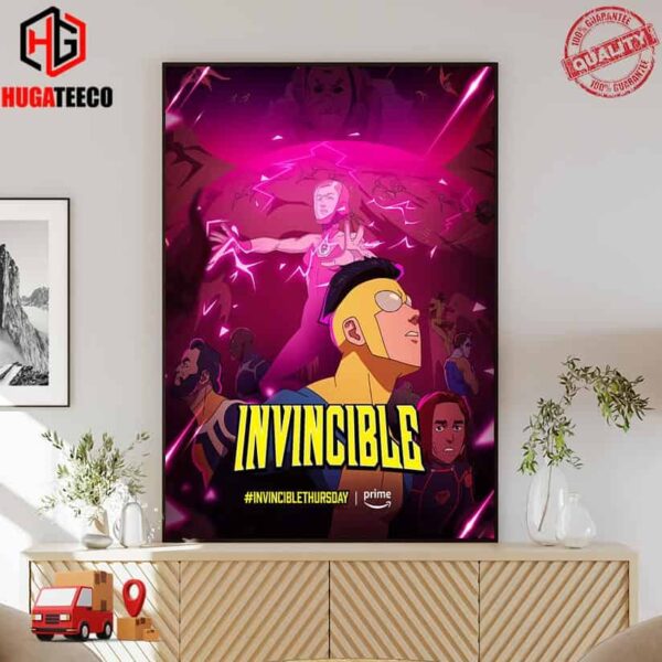 Exclusive Poster for Episode 5 Of Invincible Season 2 Poster Canvas