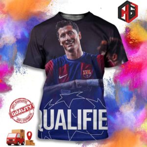 FC Barcelona Are Qualified To UCL Quarter Finals 3D T-Shirt