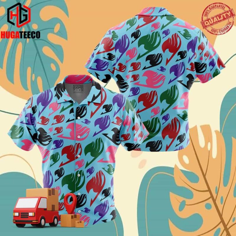 Fairy Tail Insignia Fairy Tail Hawaiian Shirt For Men And Women Summer Collections
