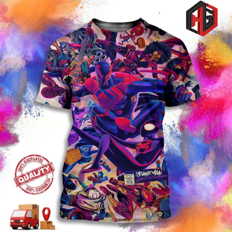 Fantastic Poster For Spider-Man Across the Spider-Verse By PosterSpy PRO Member Amaury Filho 3D T-Shirt