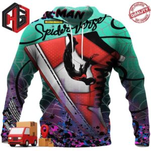 Fantastic Poster For Spider-Man Into The Spider-Verse By Seth Groves Illustration Hoodie 3D T-Shirt