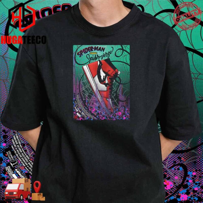 Fantastic Poster For Spider-Man Into The Spider-Verse By Seth Groves Illustration T-Shirt