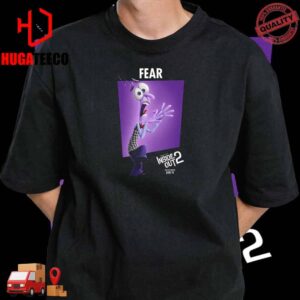Fear Character In Inside Out 2 Only In Cinemas June 14 T-Shirt
