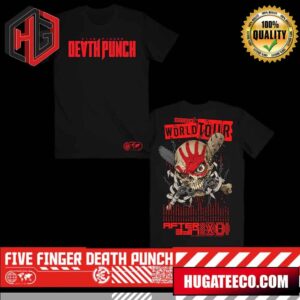 Five Finger Death Punch Aft3rlife Itin Black Two Sides T-Shirt